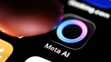 Biểu tượng ứng dụng Meta AI trên màn hình điện thoại