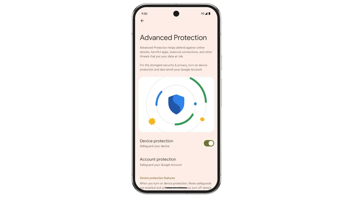 Các lớp bảo vệ mạnh hơn như Advanced Protection chỉ thực sự yên tâm khi anh em vẫn giữ được một đường lui ở ngoài thiết bị chính. Ảnh: Google