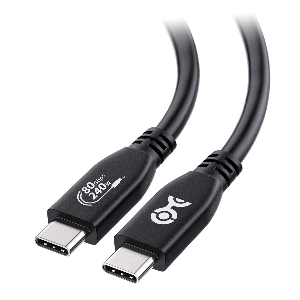 Cable Matters USB4 80Gbps cable đại diện cho nhóm cáp dành cho workflow nặng hơn về dữ liệu, dock và màn hình ngoài chứ không chỉ là chuyện sạc. Ảnh: Cable Matters
