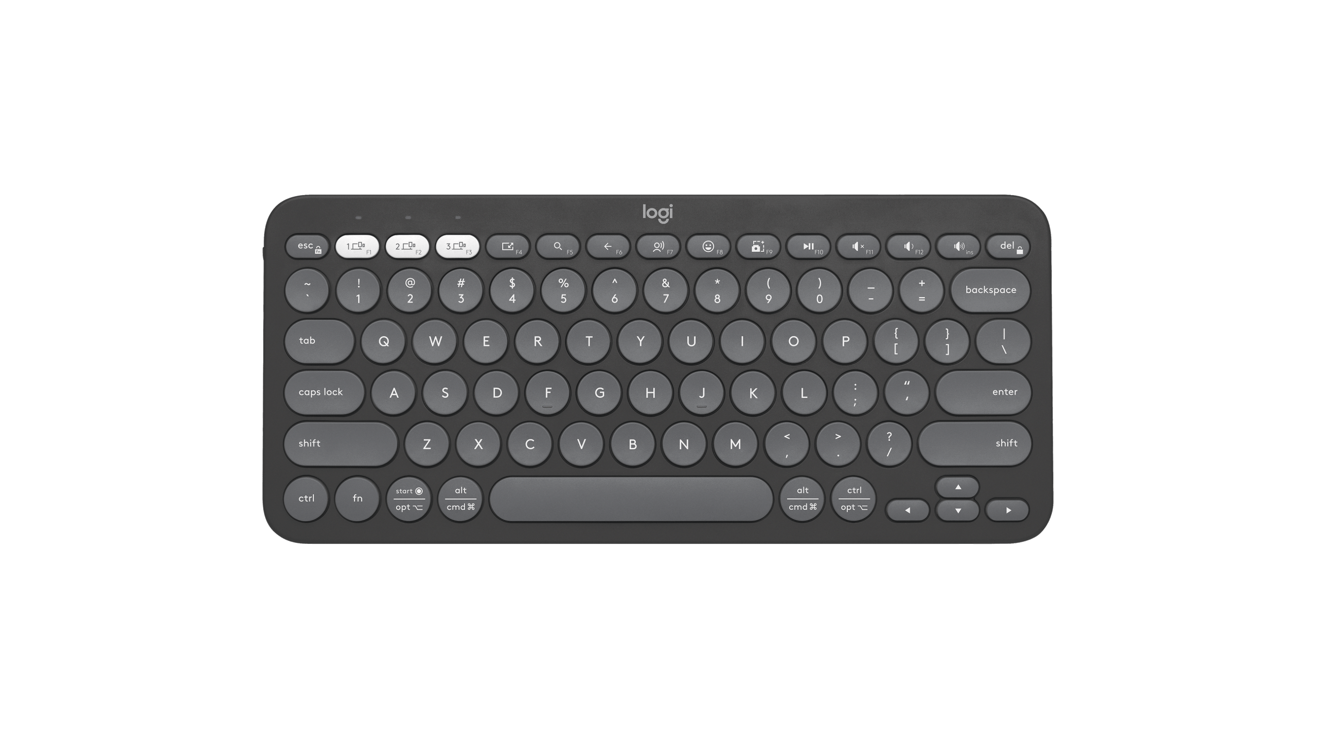 Pebble Keys 2 K380s là ví dụ rõ cho nhóm bàn phím không dây gọn nhẹ, hợp người dùng laptop cần mang theo nhiều. Ảnh: Logitech