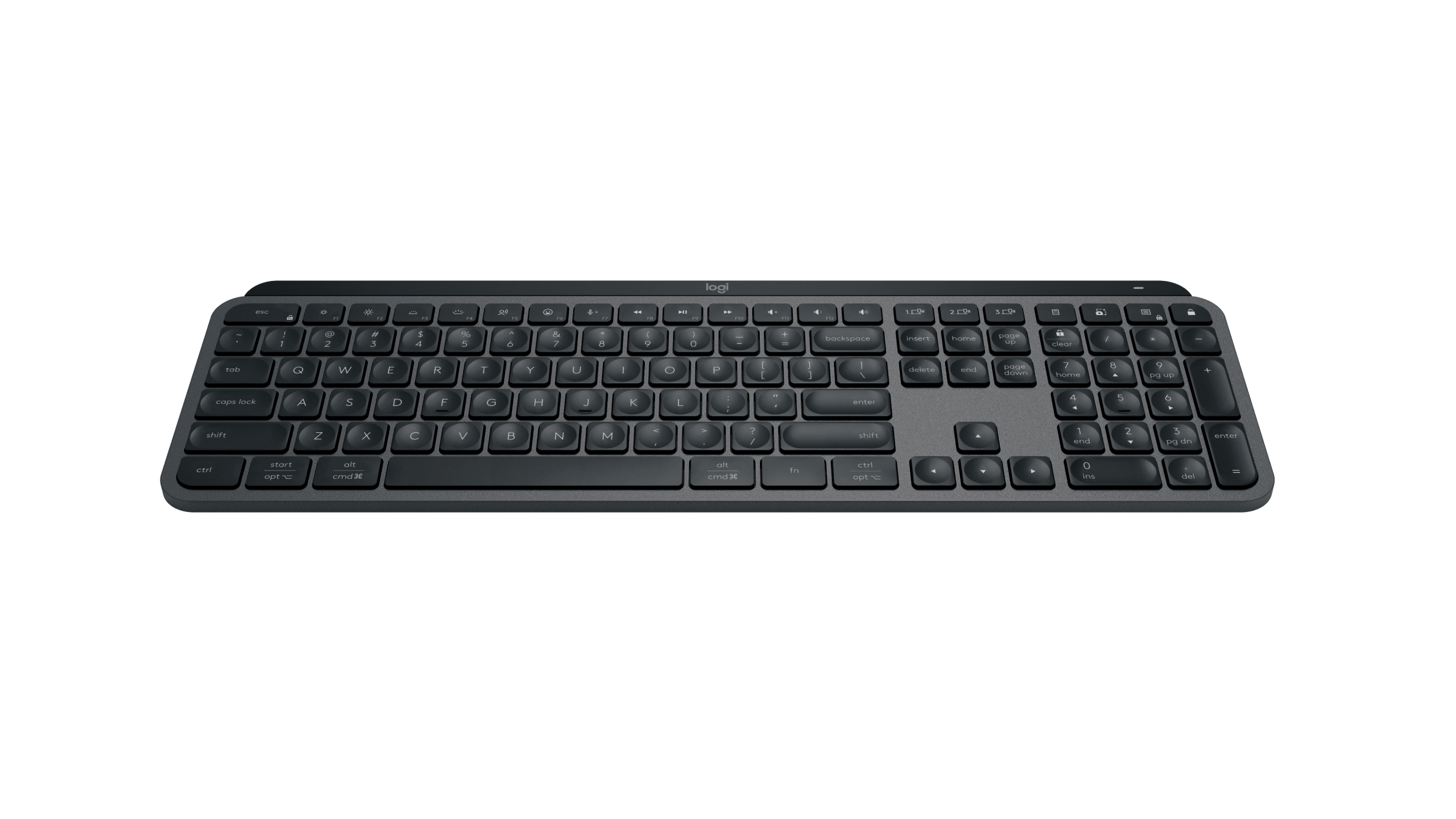 MX Keys S thuộc nhóm bàn phím cho người muốn layout đầy đủ, đèn nền và workflow nhiều phím tắt hơn. Ảnh: Logitech