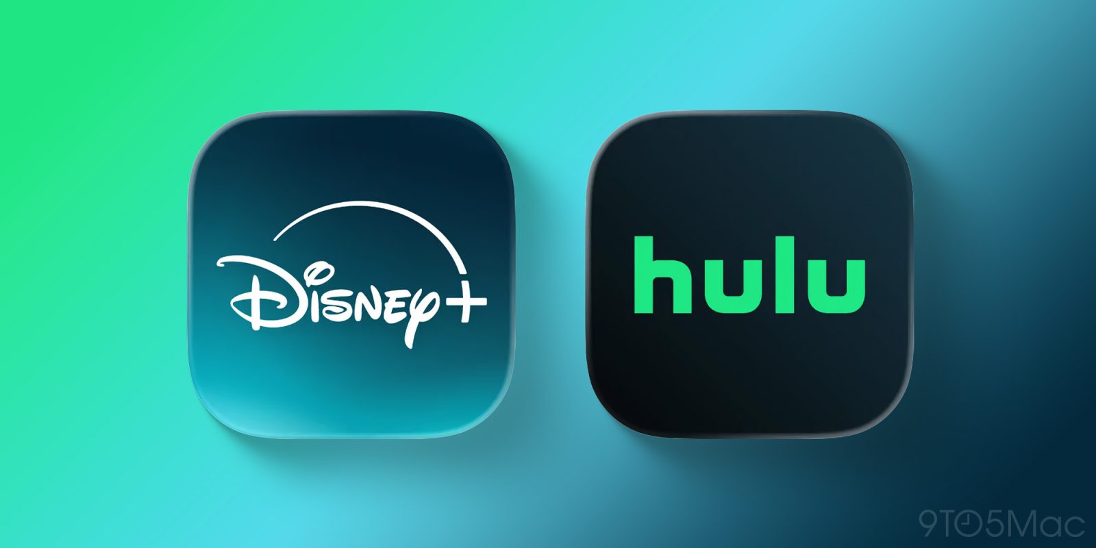 Biểu tượng ứng dụng Disney+ và Hulu