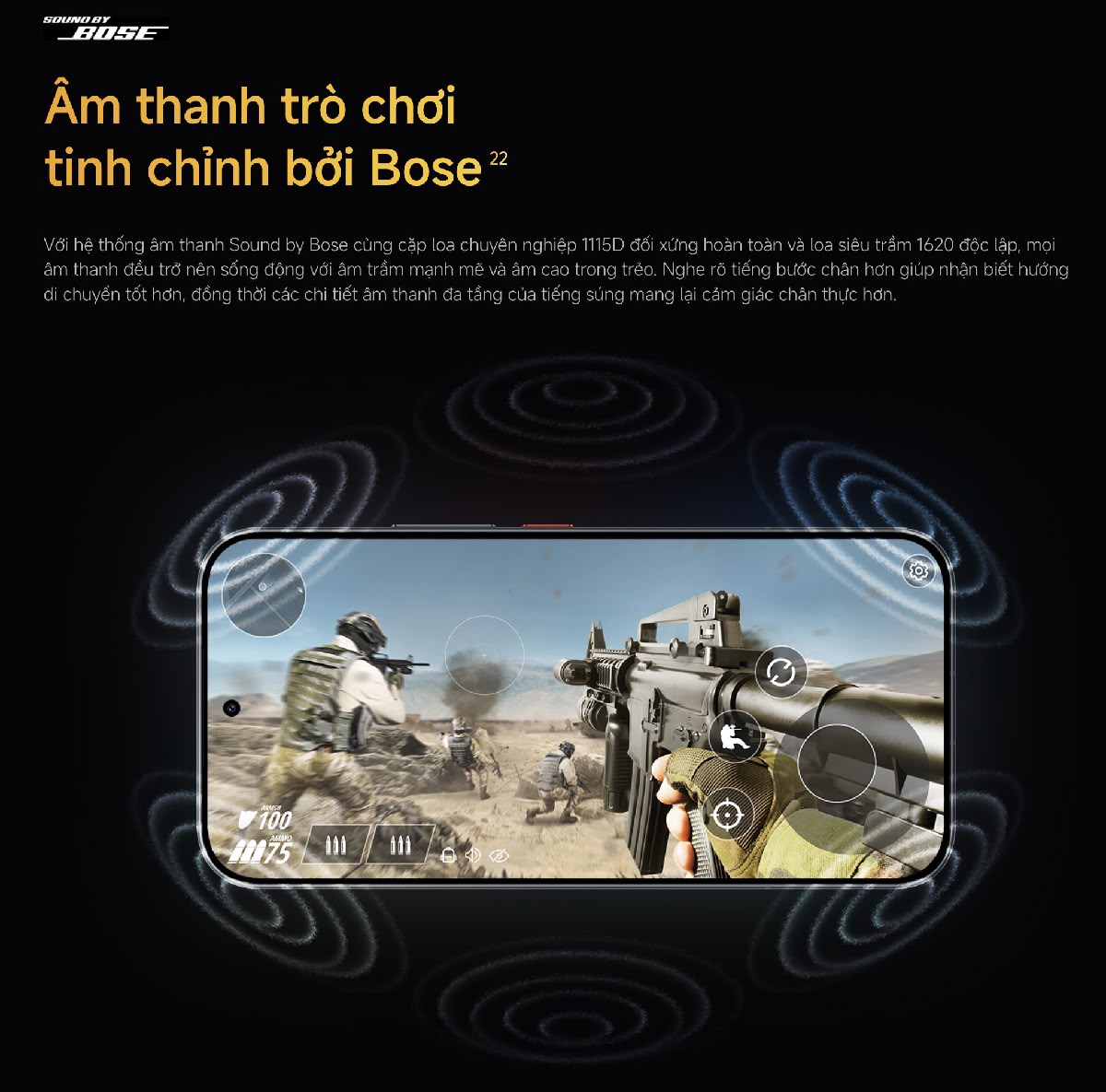 Những chia sẻ của POCO về hệ thống loa Bose trên POCO F9 Ultra. Nguồn: POCO.