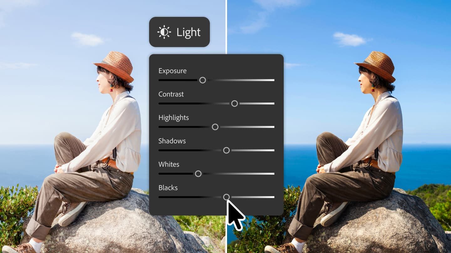 Lớp điều chỉnh ánh sáng Light Adjustment Layer trong Photoshop