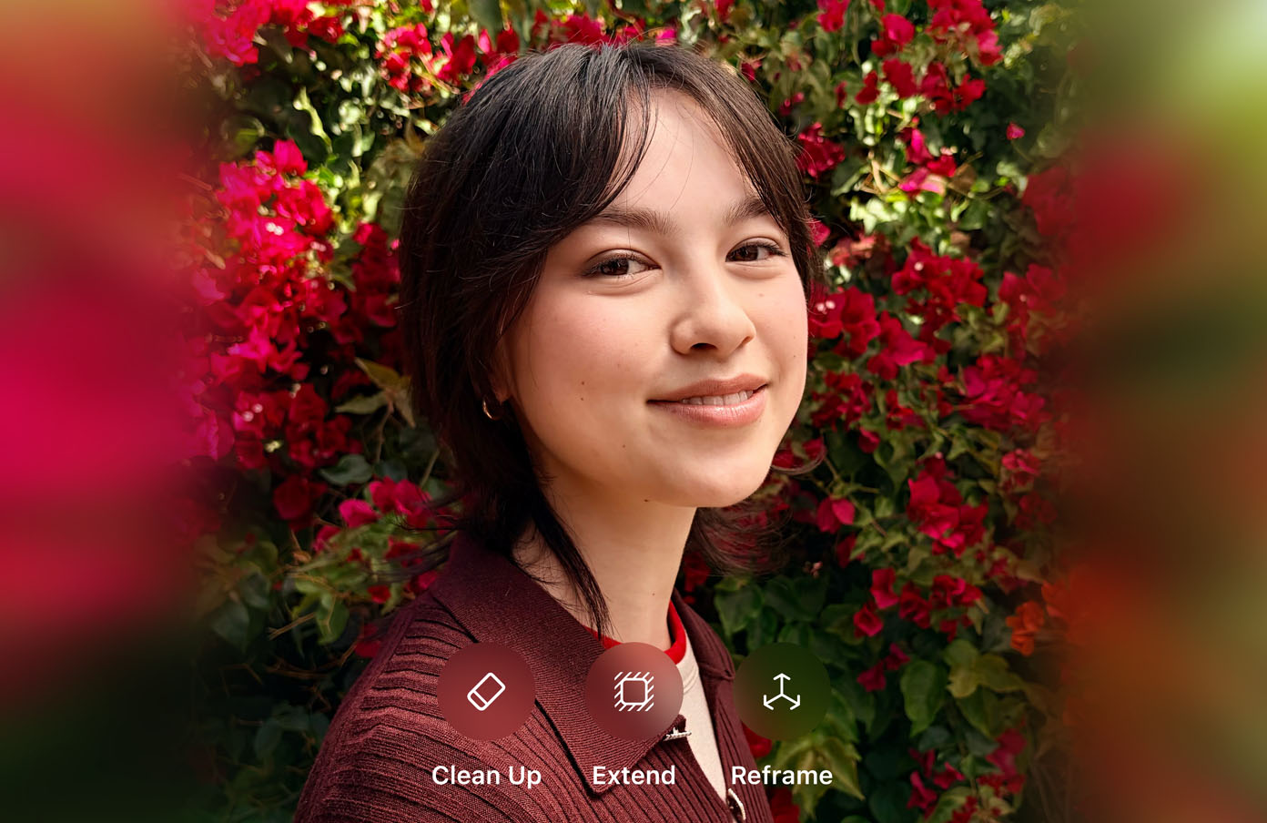 Công cụ chỉnh sửa ảnh Spatial Reframe và Extend trên iOS 27