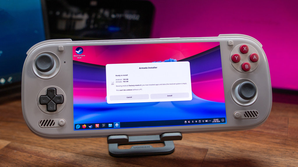 Armada Installer xác nhận phân vùng trên Odin 3