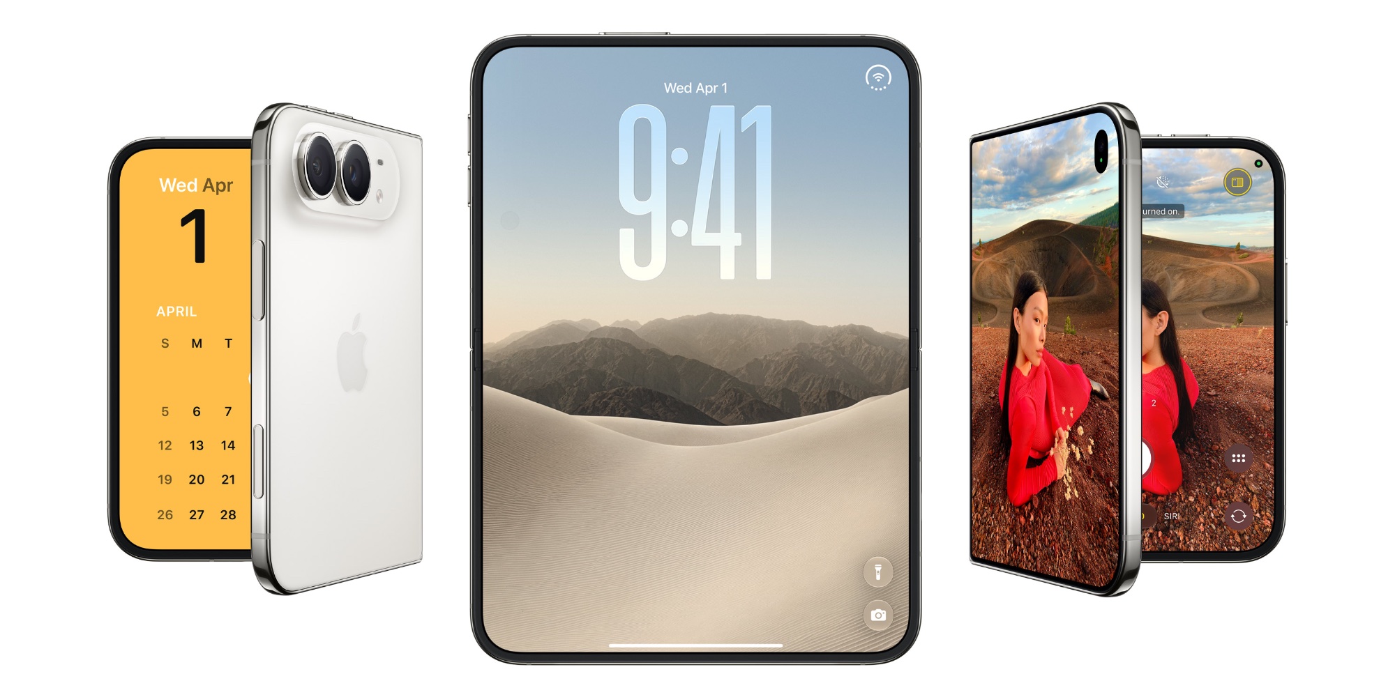 Hình ảnh minh họa dòng iPhone Duo gập của Apple