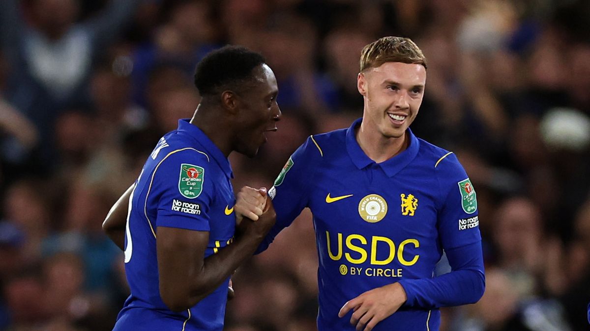 Cole Palmer trong trận đấu cúp giữa Chelsea và Leeds United