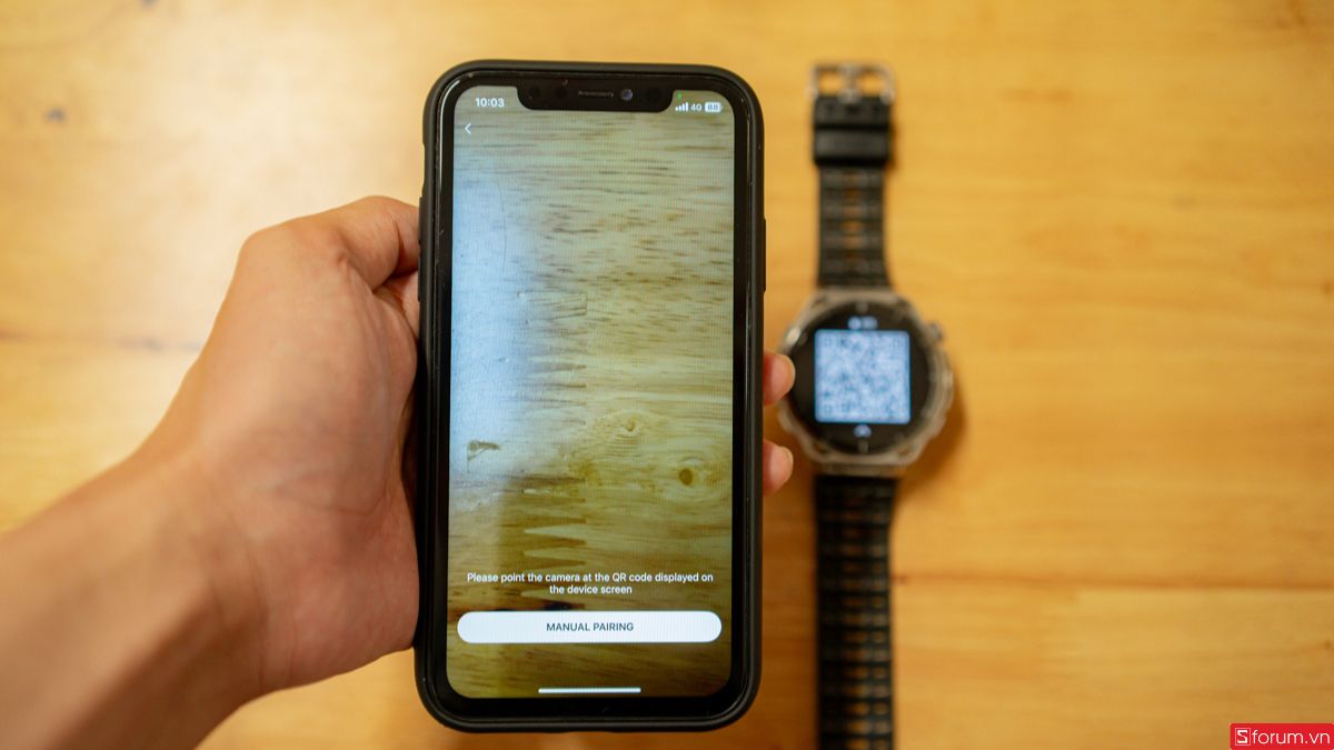 Thao tác kết nối Amazfit Balance 3 trong ứng dụng Zepp