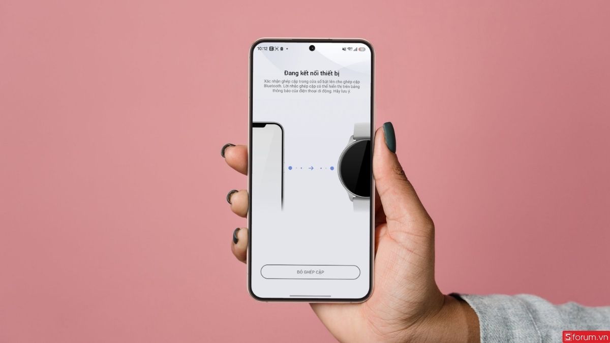 Thao tác kết nối Amazfit Balance 3 trong ứng dụng Zepp