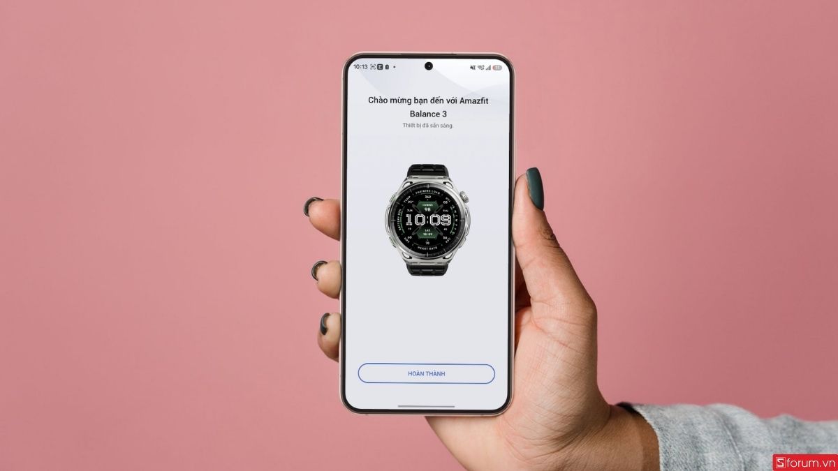 Thao tác kết nối Amazfit Balance 3 trong ứng dụng Zepp