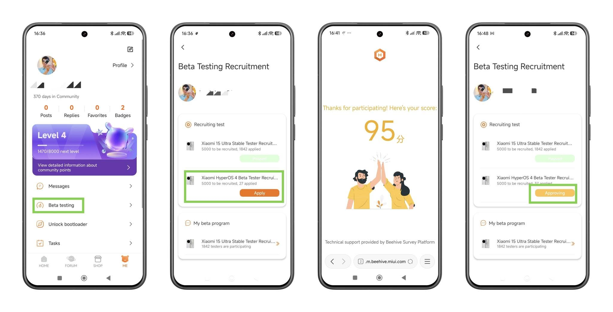 Poster tuyển chọn trải nghiệm sớm Xiaomi HyperOS 4 Global Beta