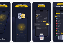 CyberGhost cập nhật giao diện danh sách máy chủ trên iPhone