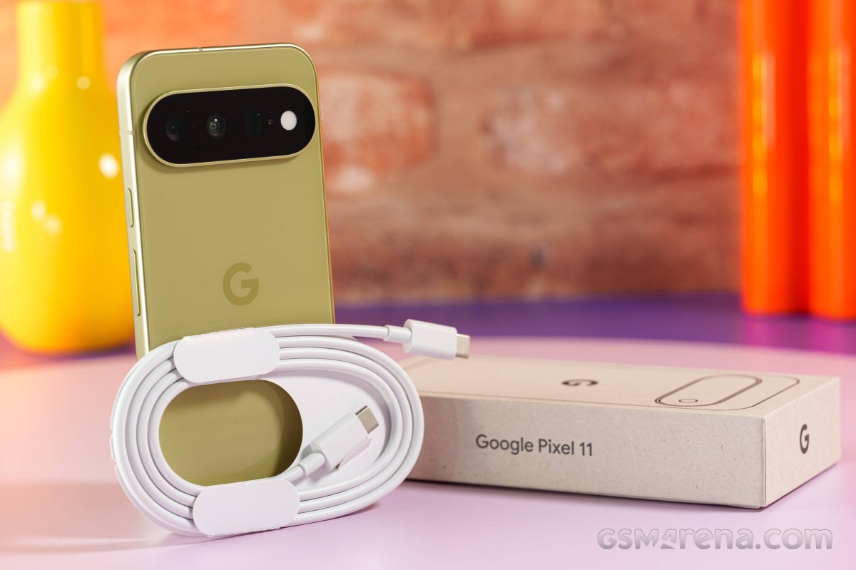 Mặt trước sáng đẹp và hoàn thiện cao cấp của Google Pixel 11
