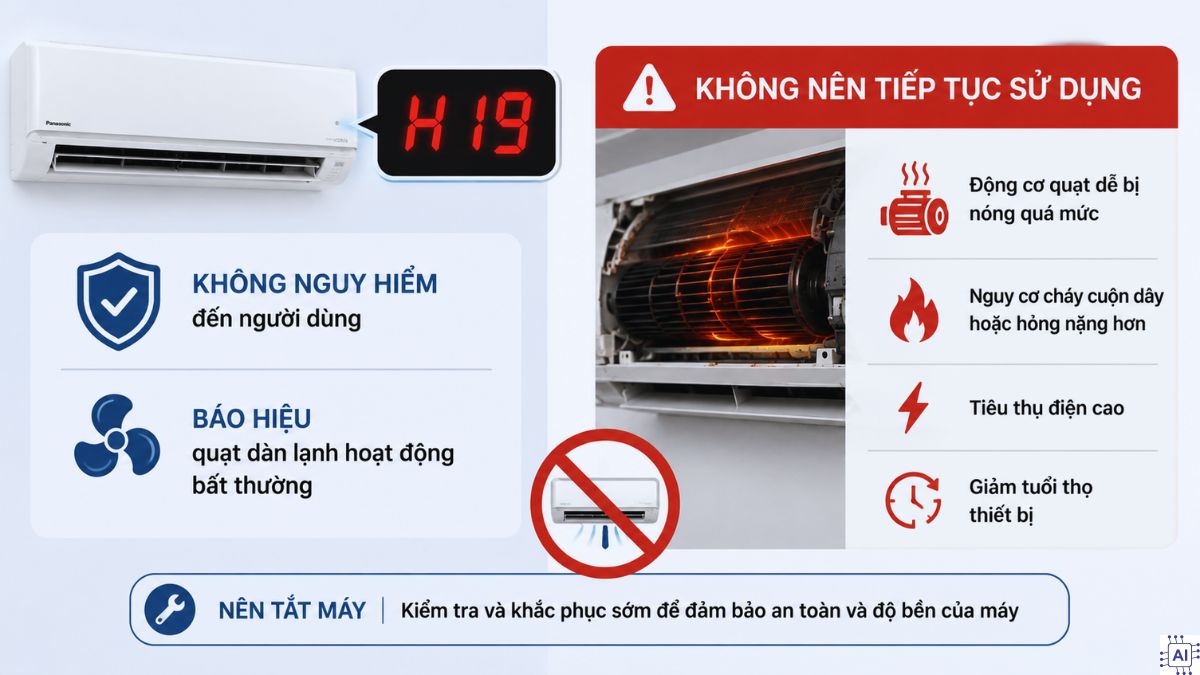 Điều hòa Panasonic trong ảnh minh họa việc kiểm tra thiết bị.