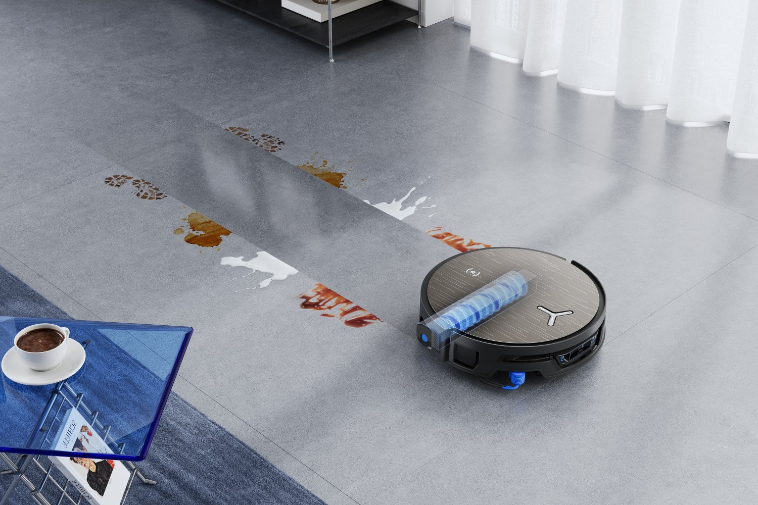 Con lăn lau sàn OZMO Roller 3.0 và hệ thống phun FocusJet