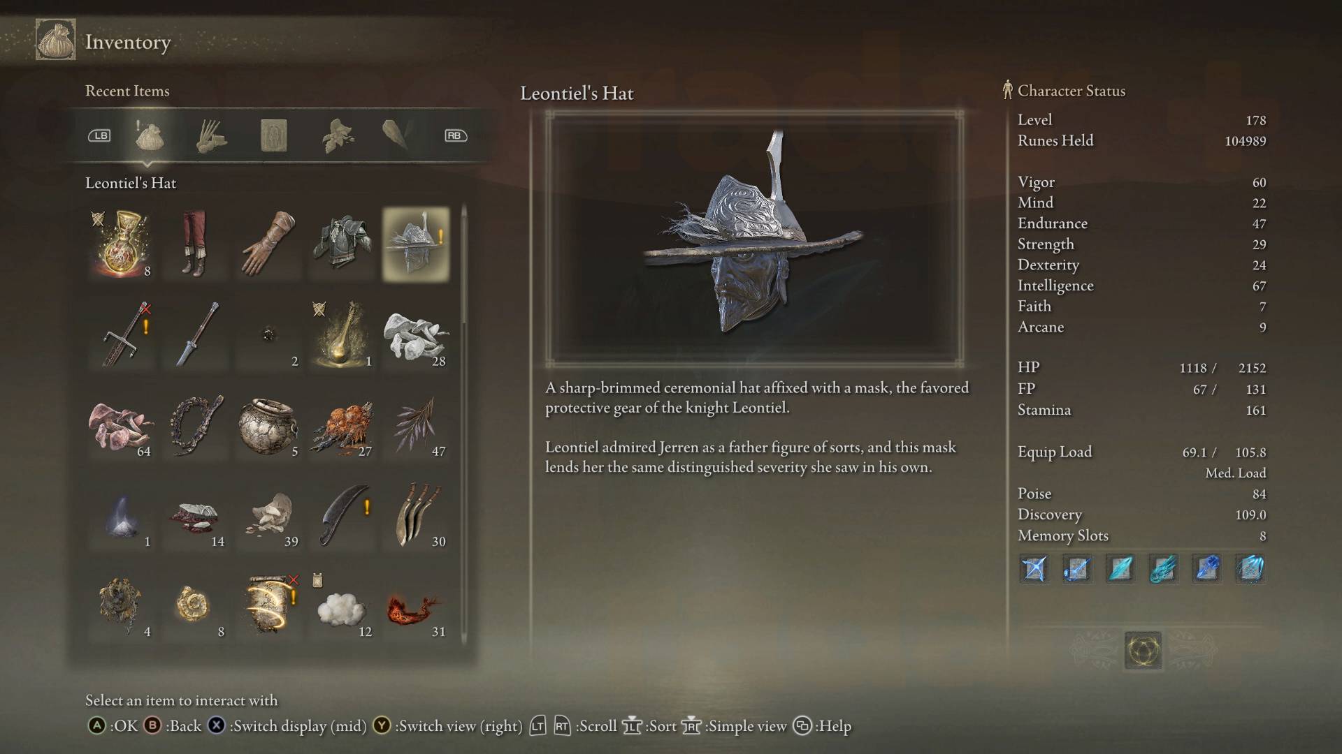 Golden Order Set trong Elden Ring.