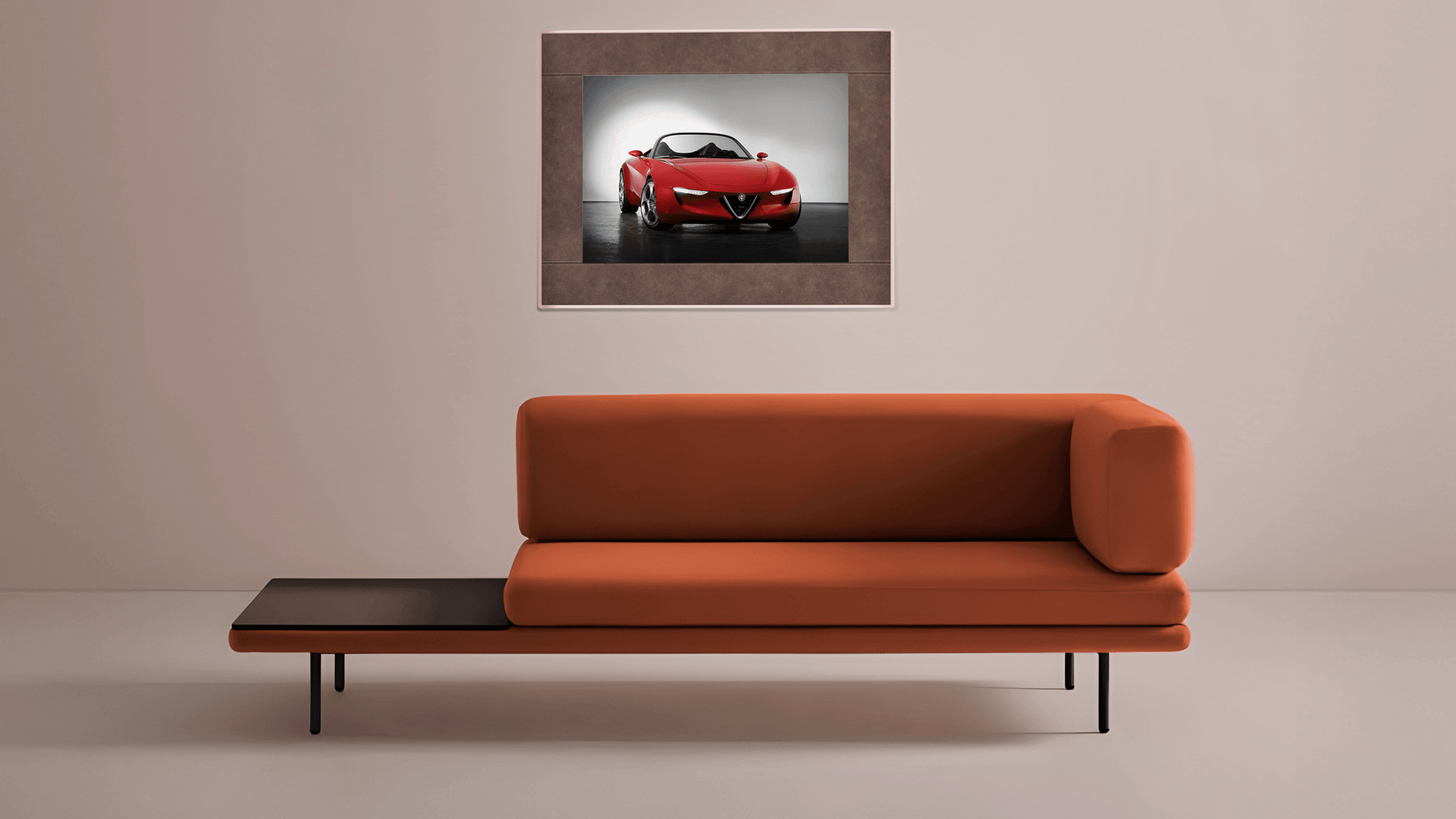 Mặt trước khung tranh giấy điện tử E Ink màu InkPoster Duna 40.5 inch