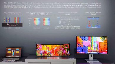 Gian hàng trưng bày công nghệ màn hình in phun IJP OLED và màn hình di động gập ba của TCL CSOT tại IFA 2026
