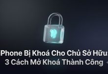 Màn hình iPhone bị khóa cho chủ sở hữu