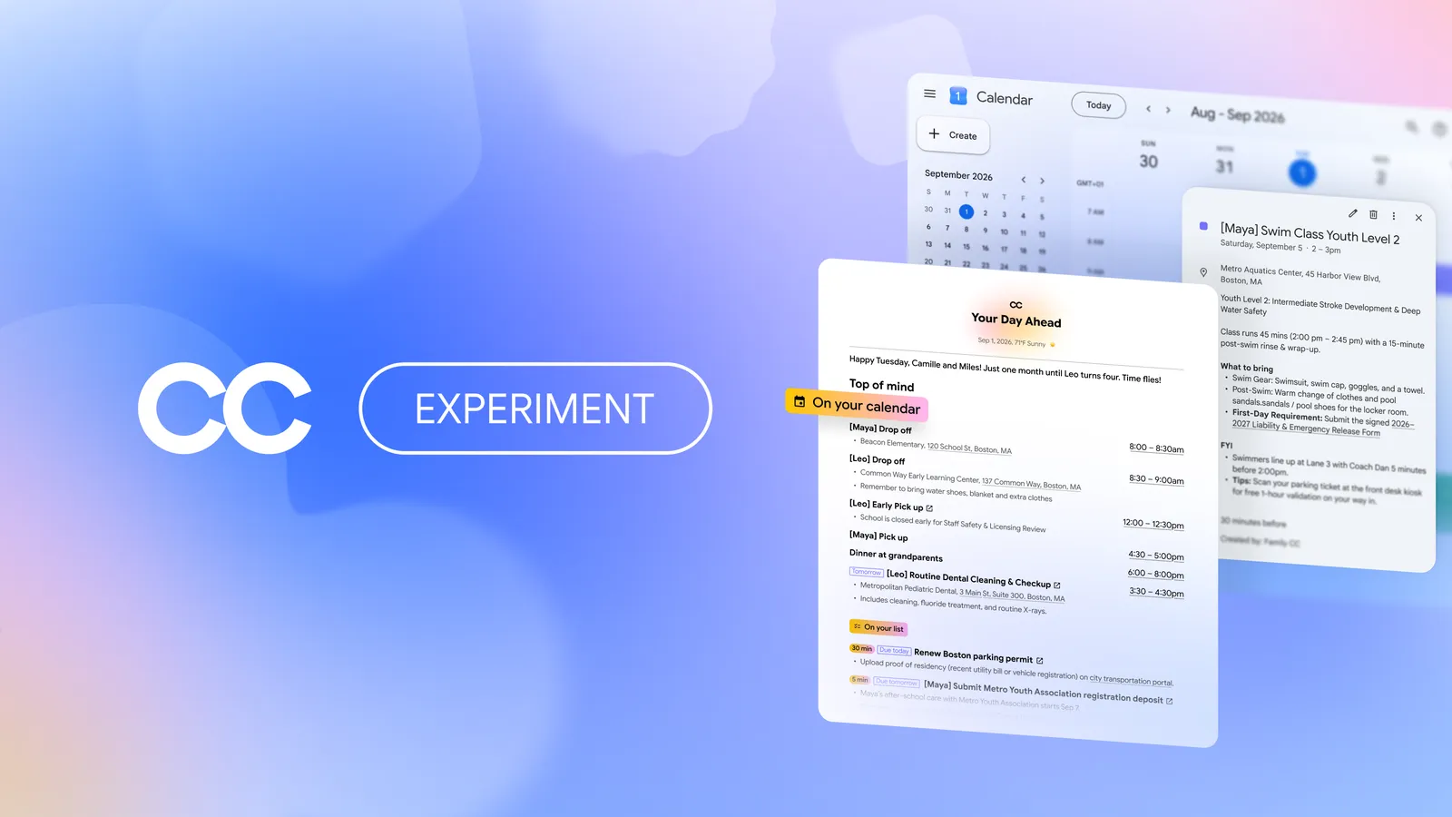 Google thử nghiệm CC trợ lý AI cho gia đình
