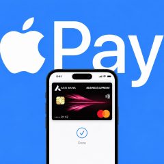 Giao diện thẻ Axis Bank kích hoạt trên Apple Pay