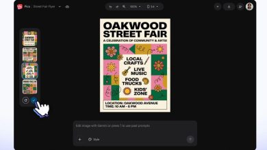Giao diện công cụ thiết kế và chỉnh sửa ảnh Google Pics
