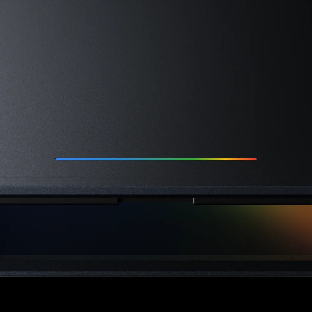 Dải đèn Glowbar trên mặt lưng Googlebook