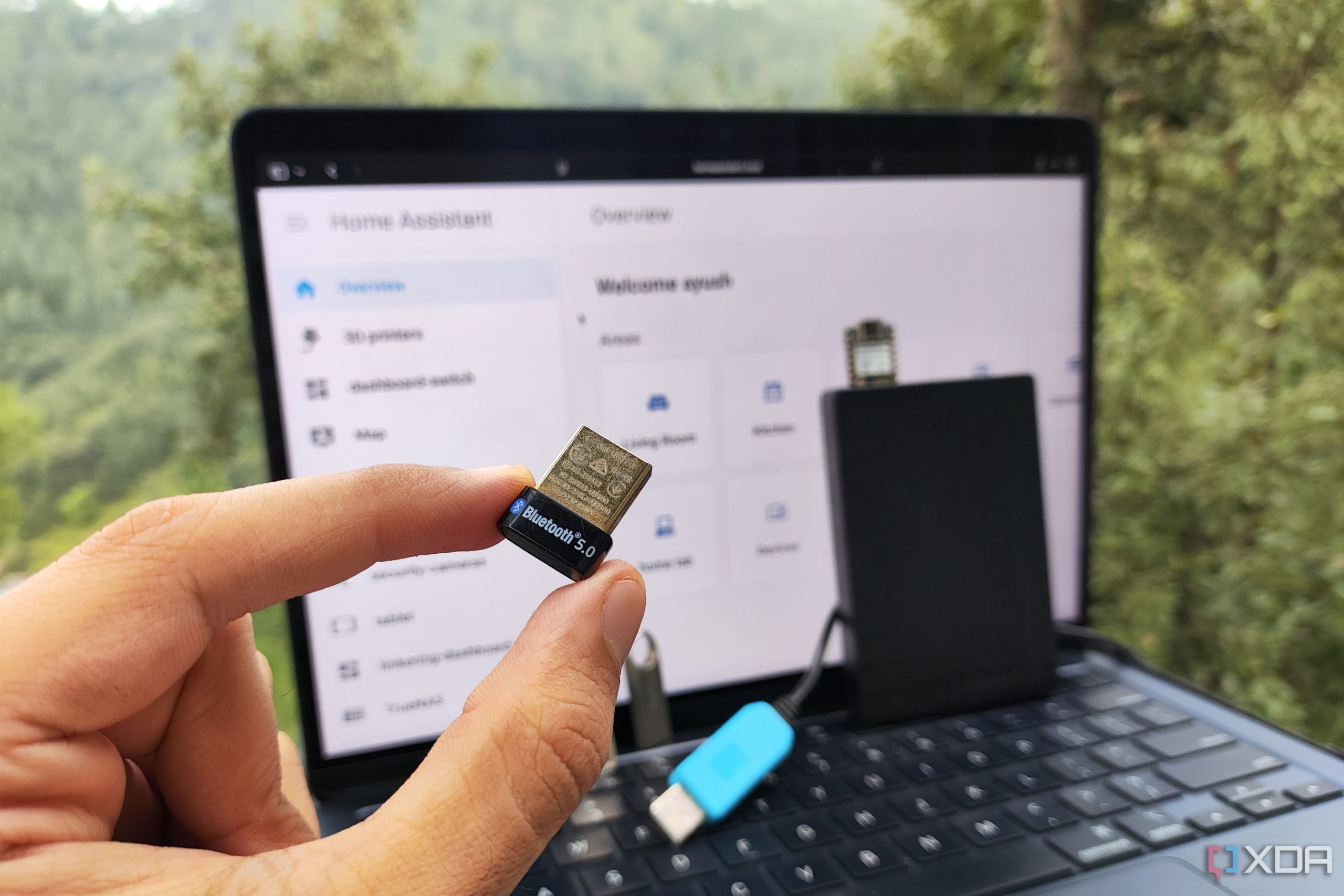 Home Assistant server kết nối phụ kiện USB