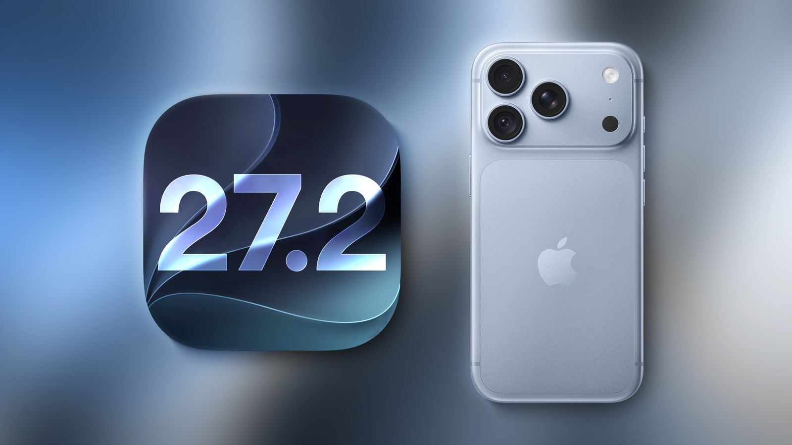 Giao diện cập nhật phần mềm iOS 27.2 beta 1 trên iPhone