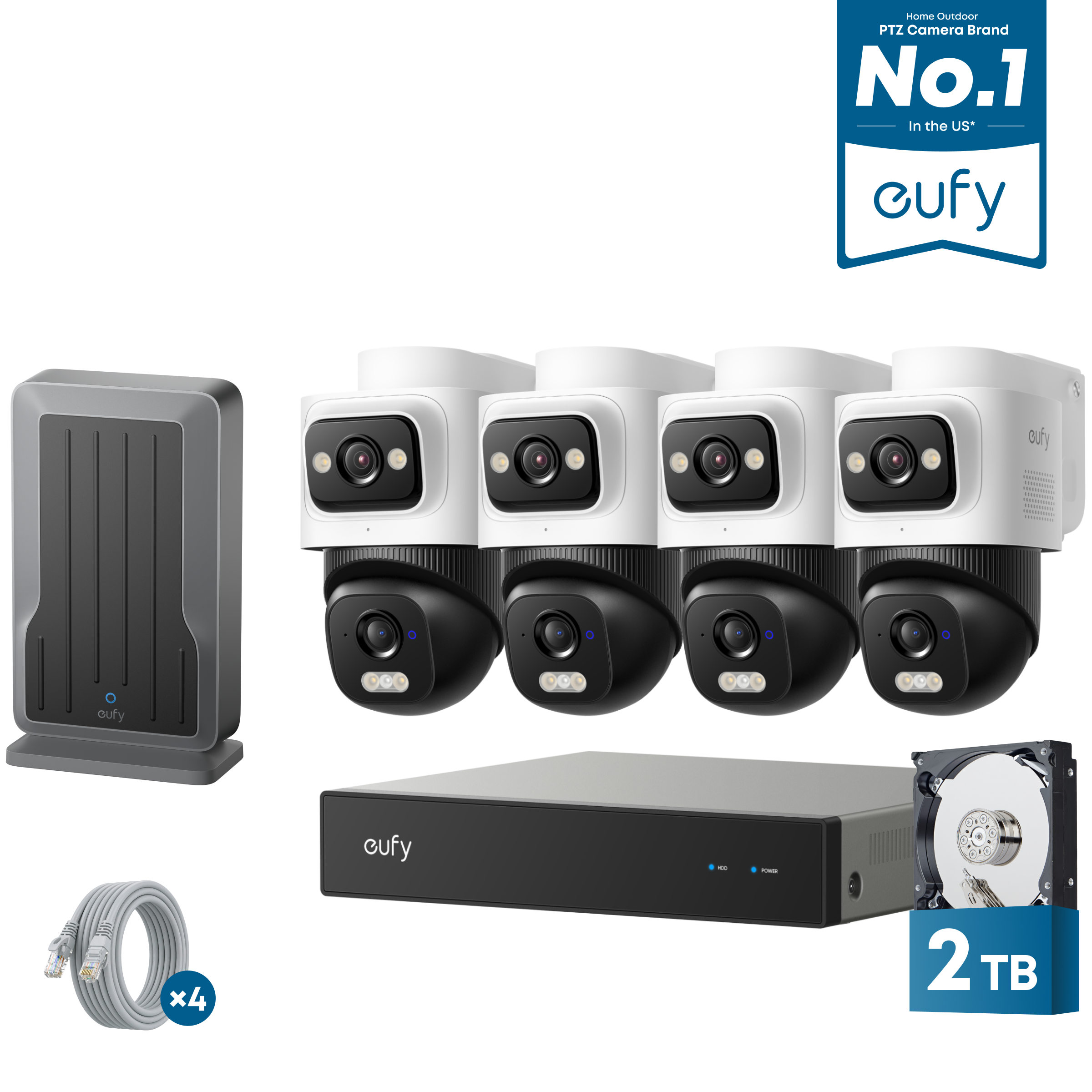 Cận cảnh cụm camera kép eufy E50