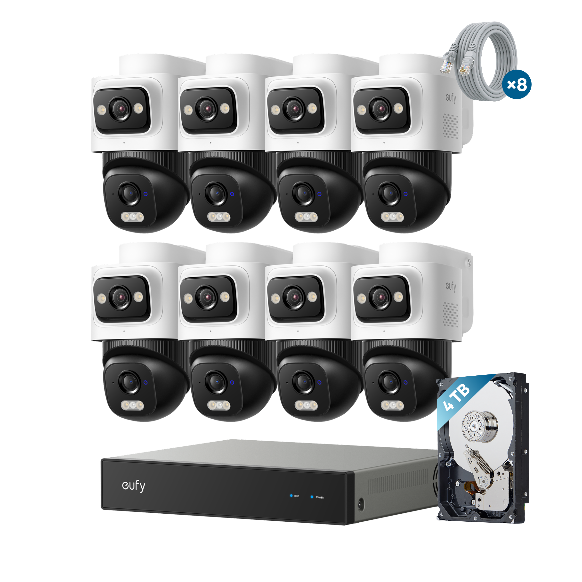 Thiết kế chân đế xoay của camera eufy E50