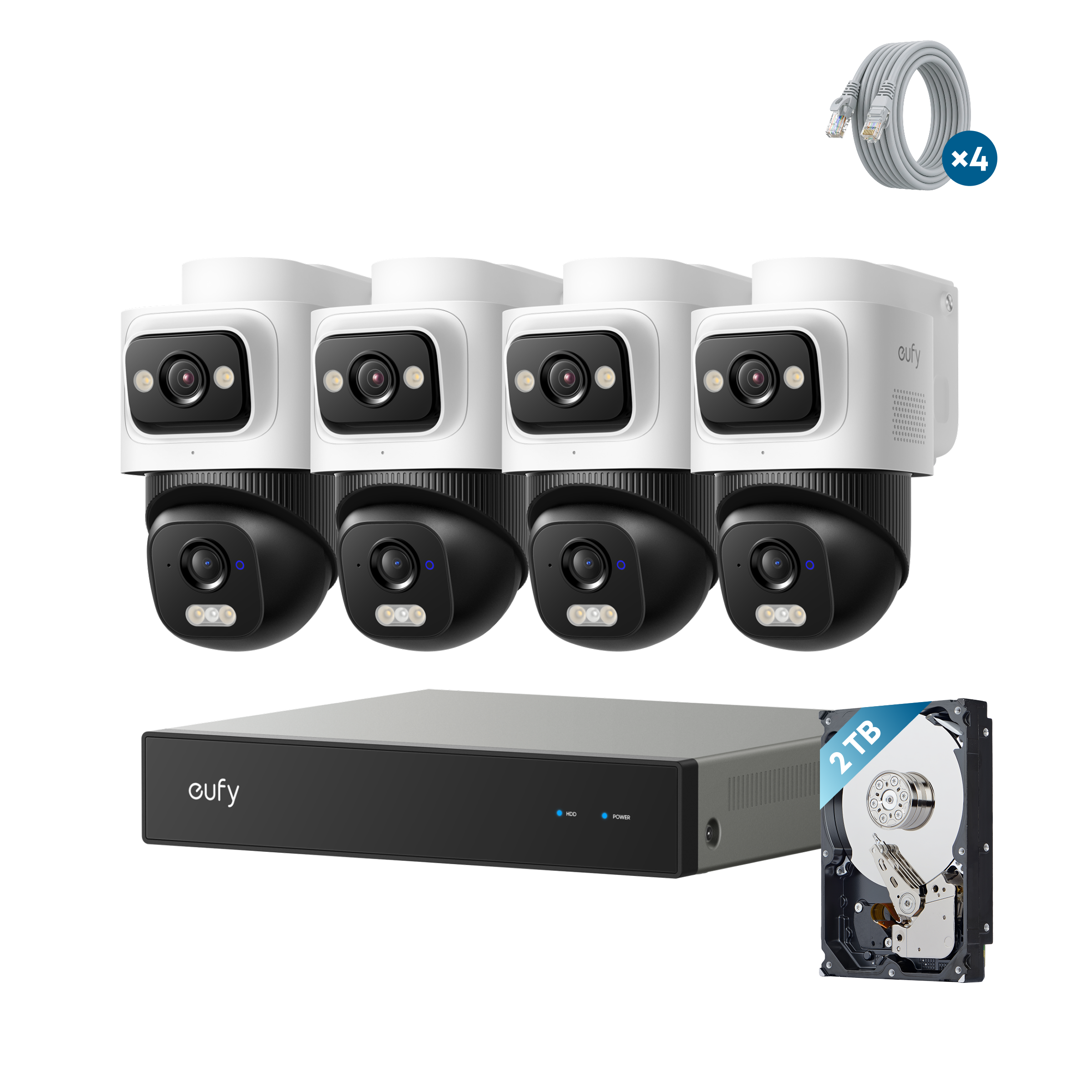 Trọn bộ hệ thống an ninh eufy NVR Security System E50