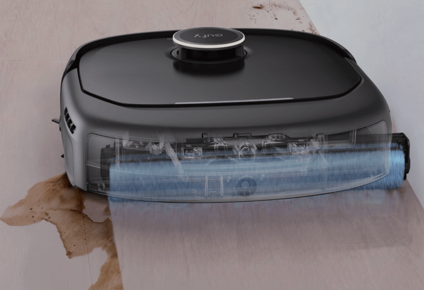 Con lăn lau sàn mở rộng 1,3 inch làm sạch sát chân tường của Eufy Omni E35