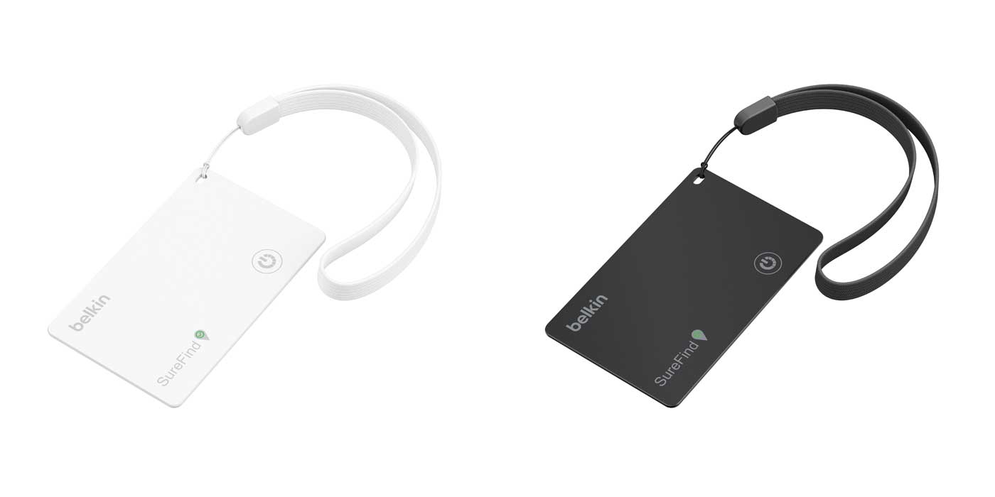 Cận cảnh các mẫu định vị Belkin SureFind dạng thẻ và móc khóa