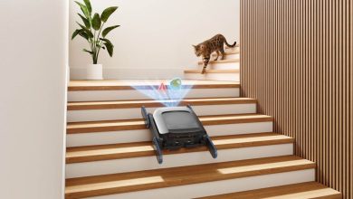 Module leo cầu thang Dreame CyberX kết hợp cùng robot hút bụi