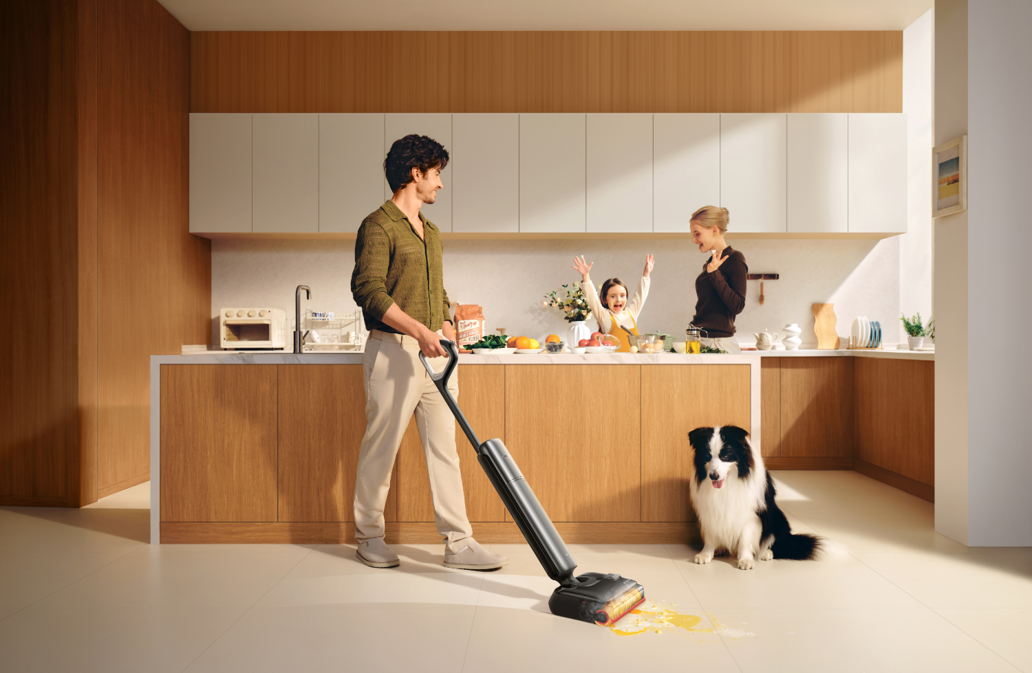 Cơ chế con lăn và thiết kế làm sạch của dòng Dreame T16