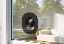 Eufy Window Camera E10 dán trực tiếp trên mặt kính cửa sổ
