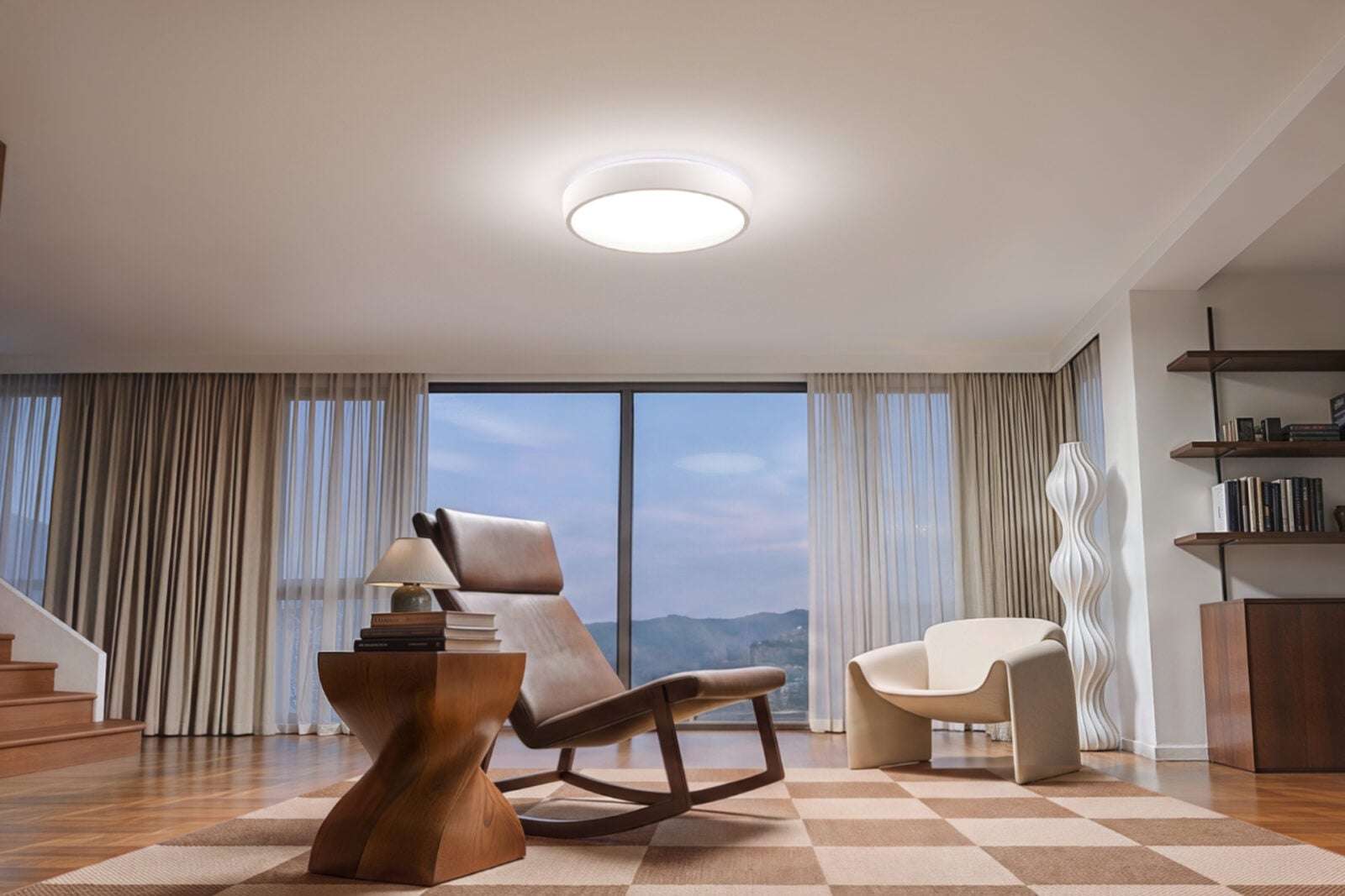 Chế độ ánh sáng trắng tự nhiên NaturalTone từ 1000K đến 10000K của Govee Sky Ceiling Light