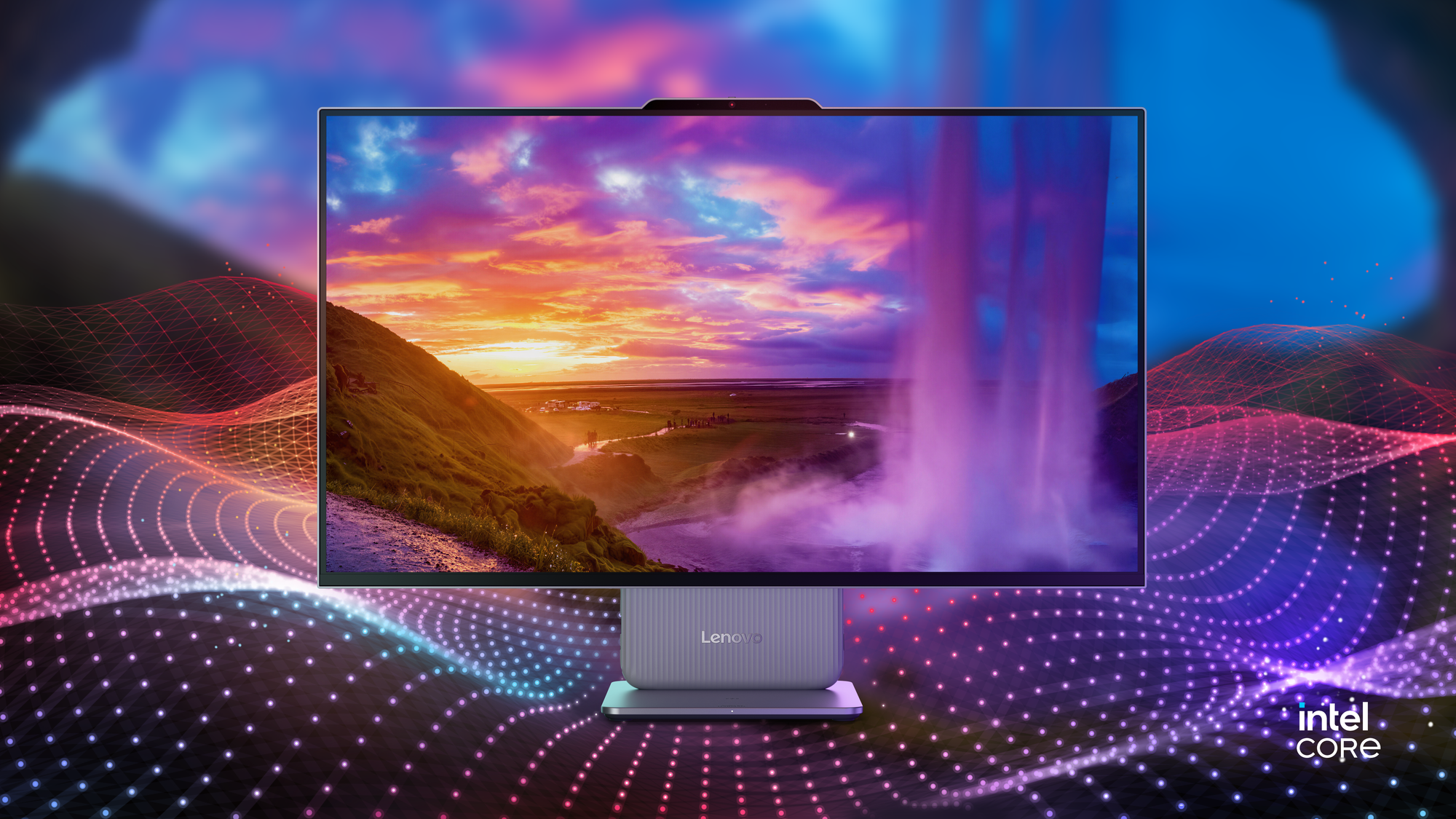 Hệ sinh thái âm thanh tinh chỉnh bởi Harman và đèn Adaptive Lighting trên Lenovo IdeaCentre AIO i