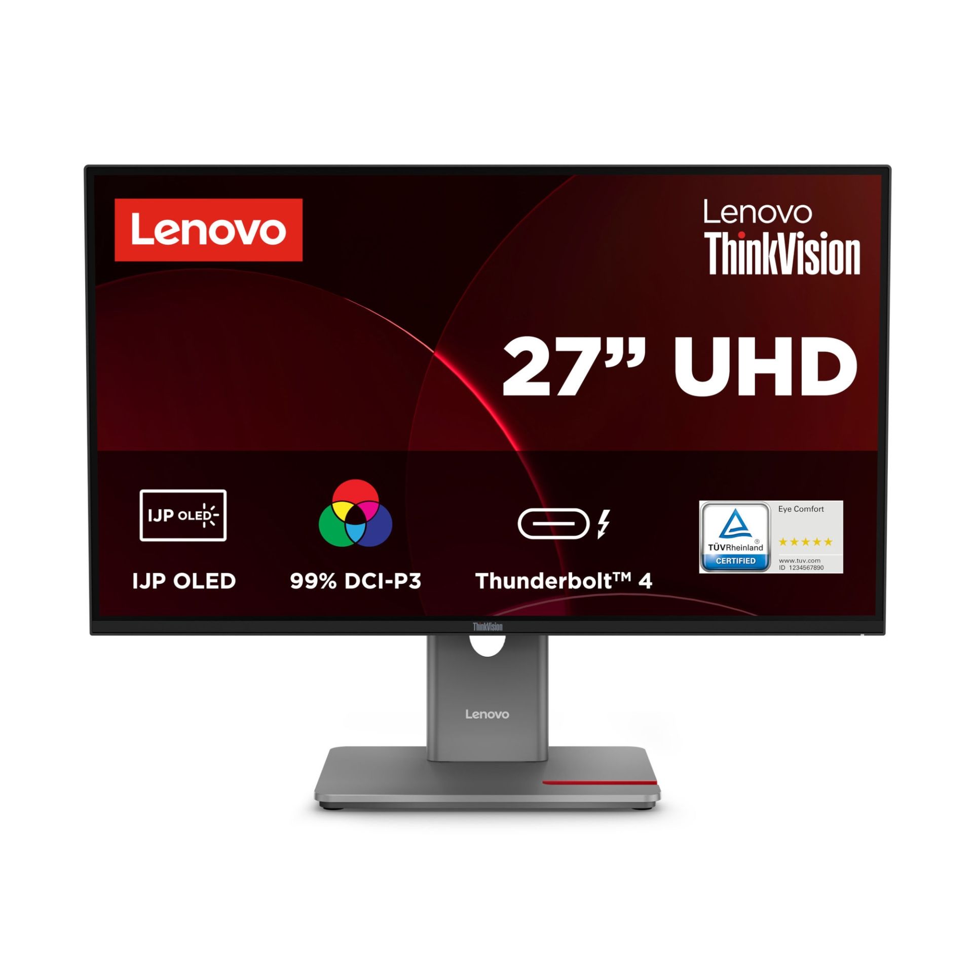 Màn hình Lenovo ThinkVision P27UL-40 nhìn trực diện