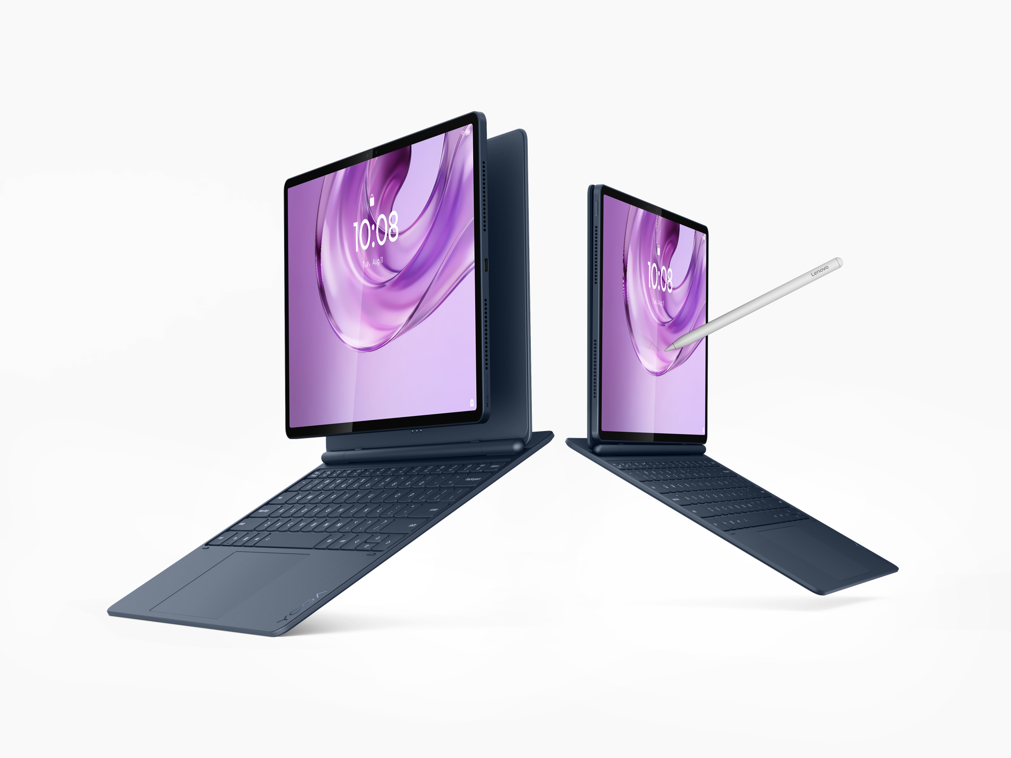 Lenovo Yoga Tab Plus Gen 2 mặt trước và mặt sau kèm bút Tab Pen Pro 2