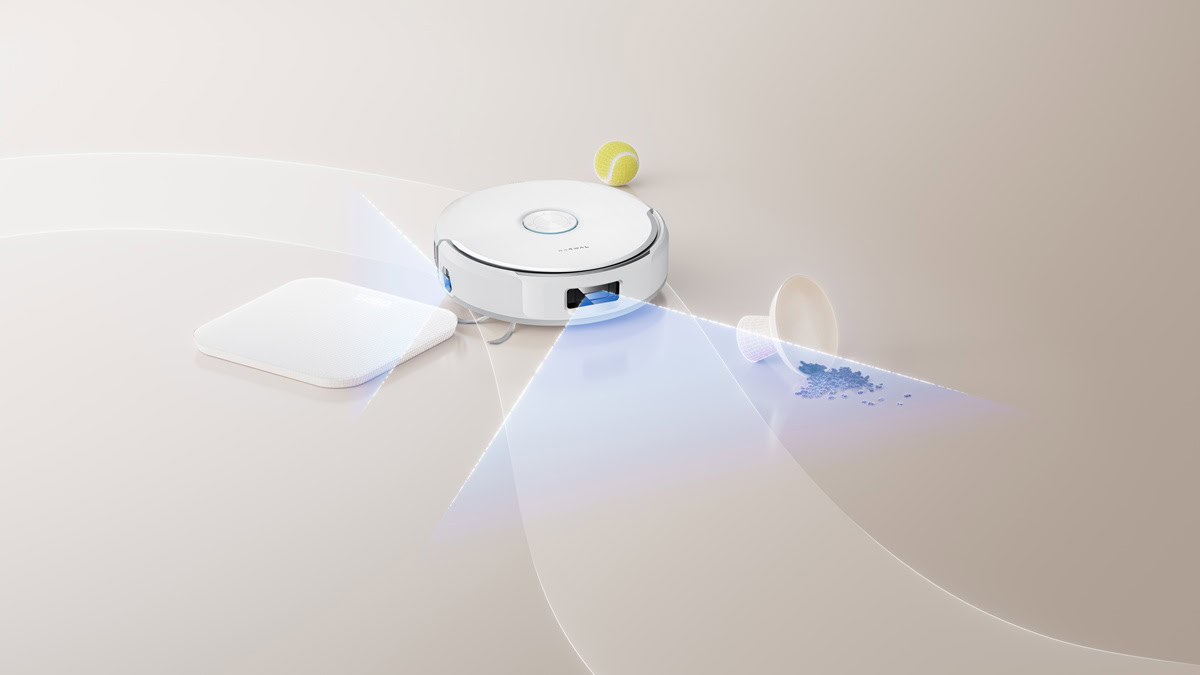 Cảm biến dToF LiDAR ẩn và ánh sáng cấu trúc trên Narwal Freo 20 Edge