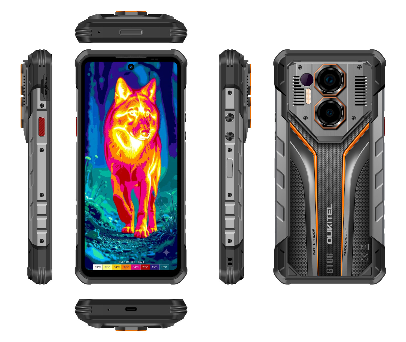 Oukitel WP70 Ultra phiên bản màu cam