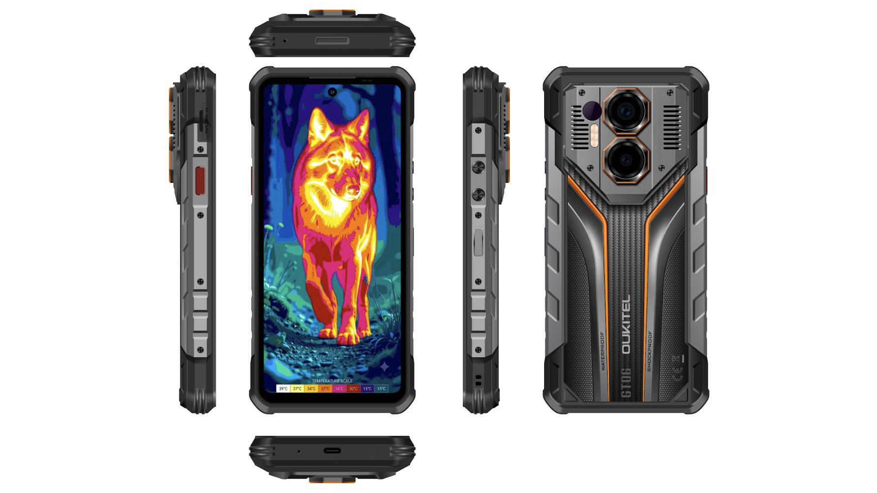 Oukitel WP70 Ultra phiên bản màu cam