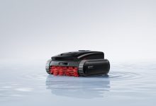 Thiết kế robot vệ sinh hồ bơi không dây Roborock RockAqua P1