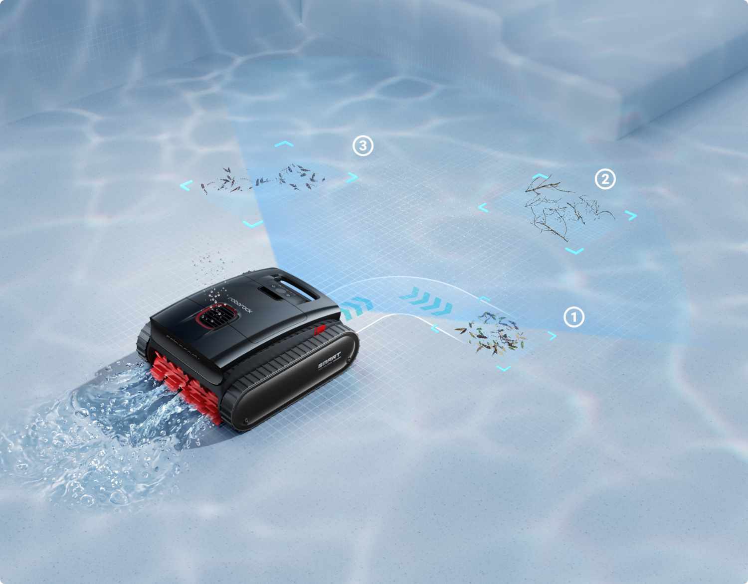 Cận cảnh robot vệ sinh hồ bơi Roborock RockAqua P1 trưng bày tại IFA 2026