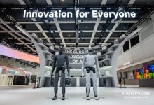 Robot hình người CyberOne và các sản phẩm công nghệ Xiaomi tại gian hàng triển lãm IFA 2026