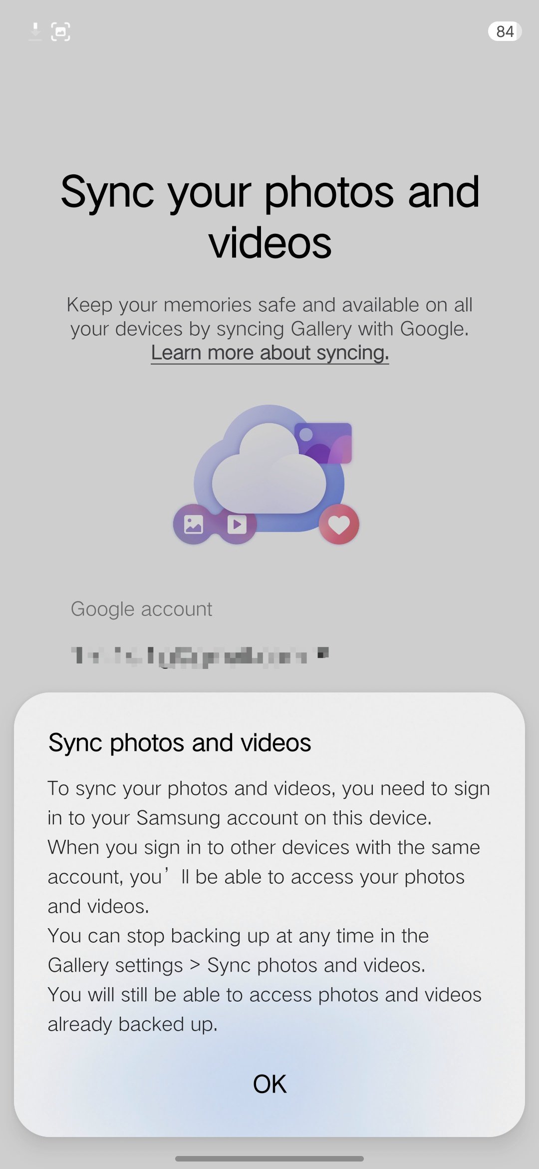Chi tiết tính năng đồng bộ Google Photos trong Samsung Gallery