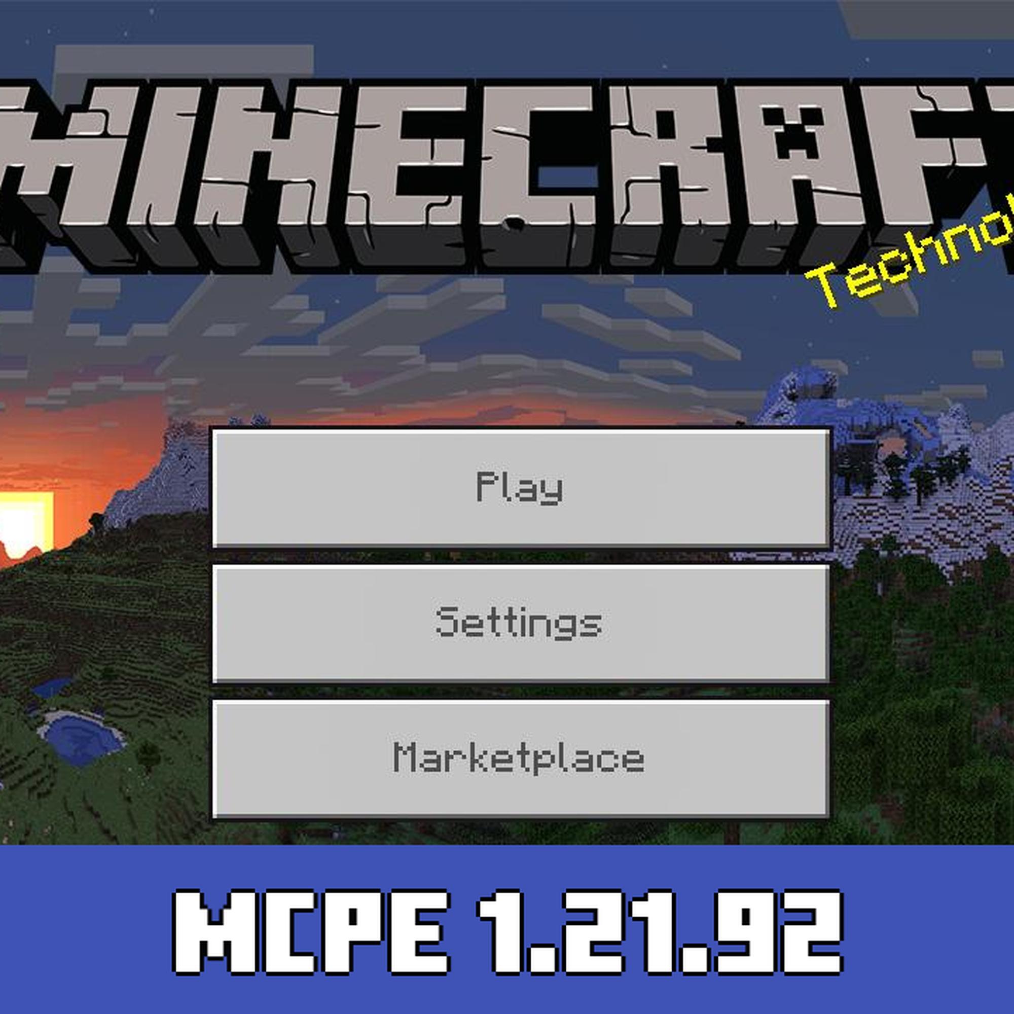 Minecraft Bedrock 1.21.92